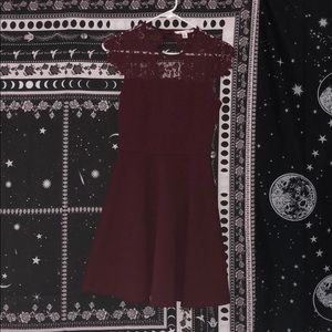 maroon dress!